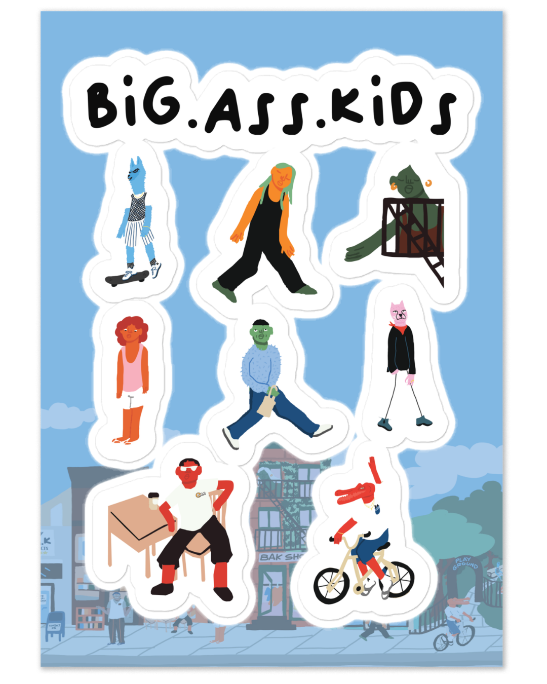 B.A.K Sticker Sheet