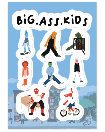 B.A.K Sticker Sheet
