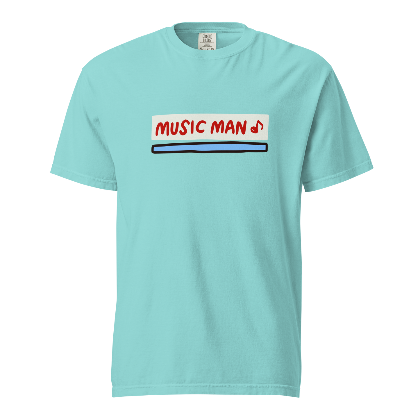 Teal Music Man Tee