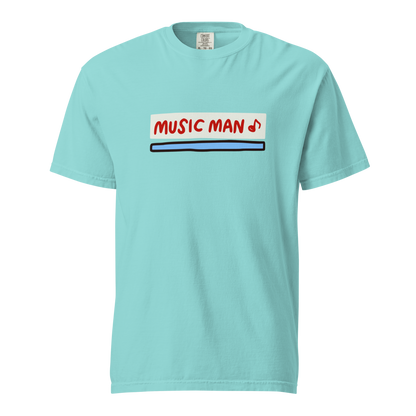 Teal Music Man Tee