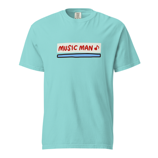 Teal Music Man Tee