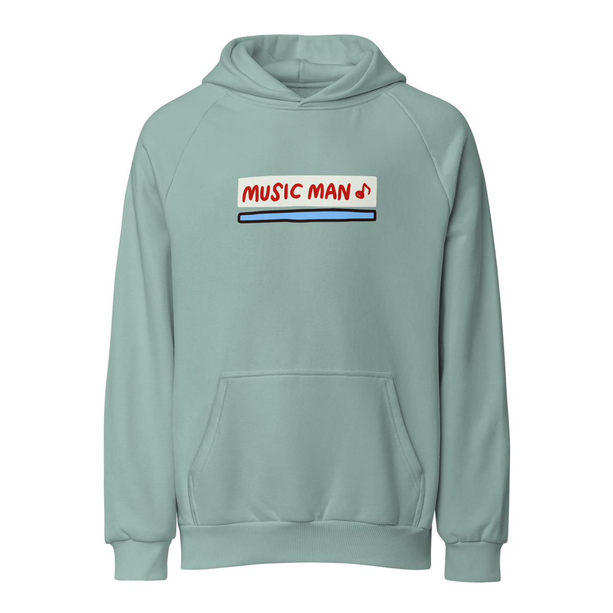 Music Man Teal Hoodie