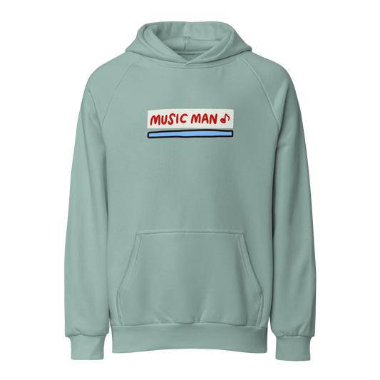 Music Man Teal Hoodie
