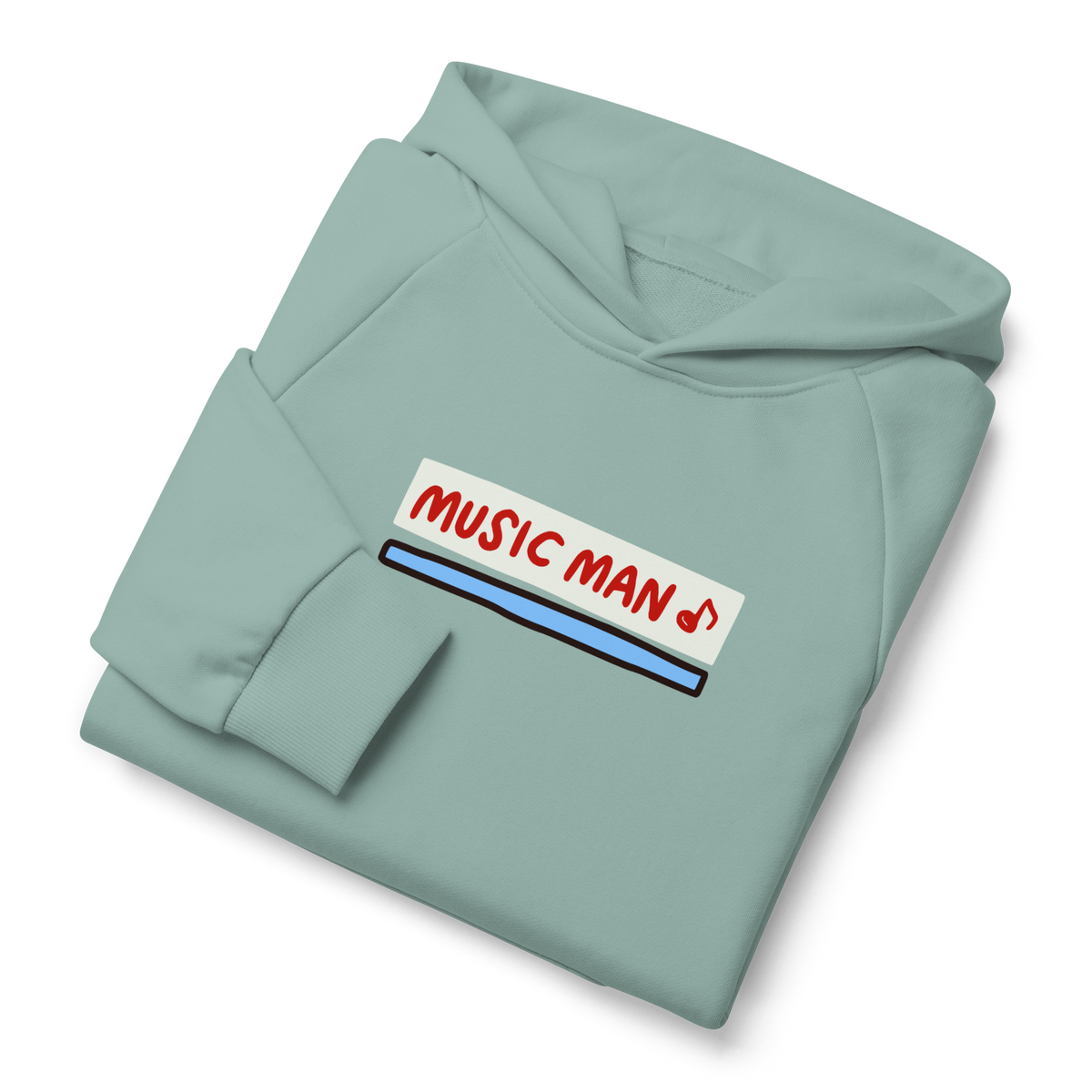 Music Man Teal Hoodie