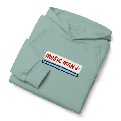 Music Man Teal Hoodie