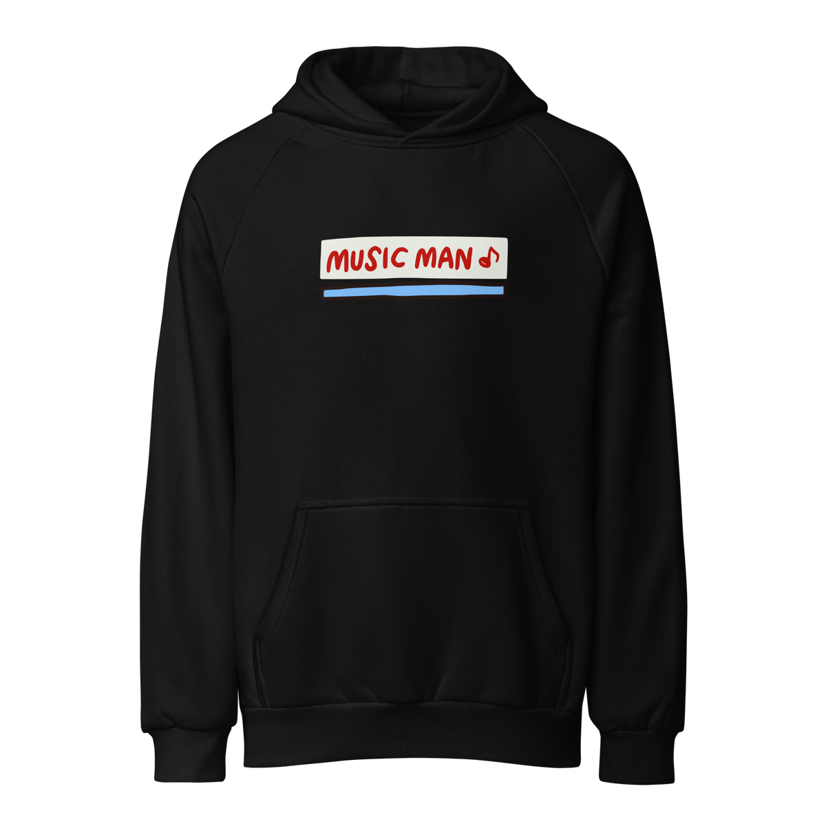 Music Man Black Hoodie